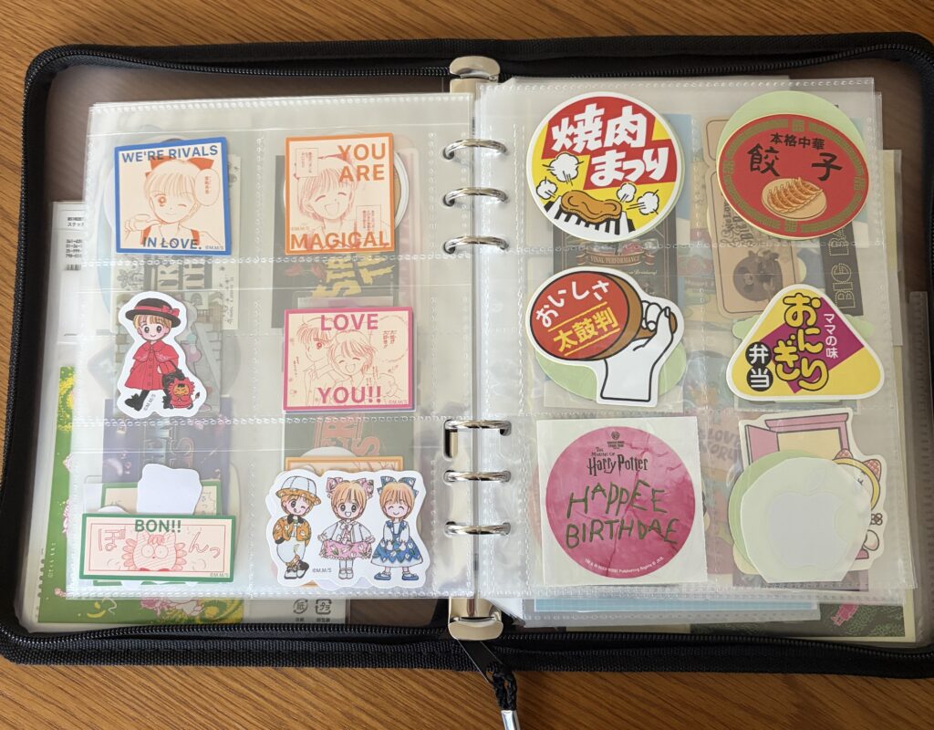 シール帳,シール,シール収納,シールバインダー,シールリフィル,シール収納術,シール保管,シールコレクション,ステッカー,シール手帳